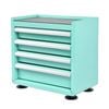 Craftright Teal 4 Drawer Mini Tool Chest