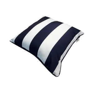 Mojo 45cm Cabana Stripe Navy Outdoor Throw Cushion