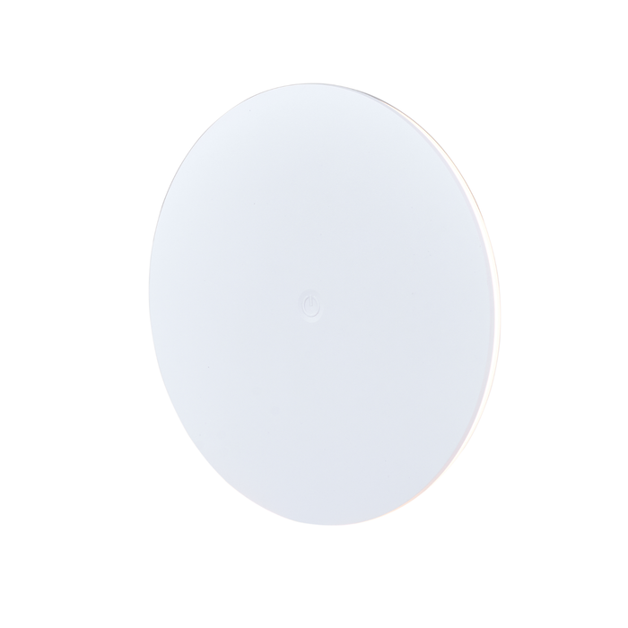 Jackson Link Matte White Round Wall Light