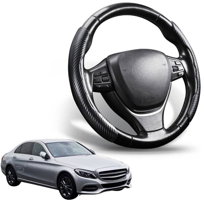 Segmented Steering Wheel Cover for Mercedes-Benz C-class 2015 - 2021 Coupe/Cabriolet (W205)