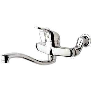Foreno Wall Mounted Sink Mixer Chrome