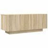 vidaXL TV Cabinet Sonoma Oak Engineered Wood TV Stand Stereo HiFi Cabinet