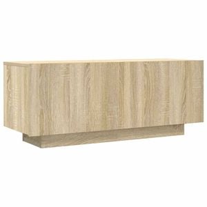 vidaXL TV Cabinet Sonoma Oak Engineered Wood TV Stand Stereo HiFi Cabinet