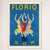 Galrie Stunning Florio S.O.M. Vintage Art Nouveau Poster by Leonetto Cappiello Home, Wood Frame, A3 30 x 42cm (12 x 16inch)