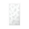 Walpix 1775 x 875 x 2.0mm Perforated Aluminium Decorative Screen Folded Profile After Rain - White Satin