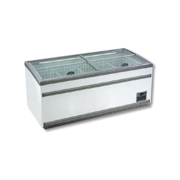 Thermaster Supermarket Island Dual Temperature Freezer & Chiller‌ With Glass Sliding Lids ZCD-E185S