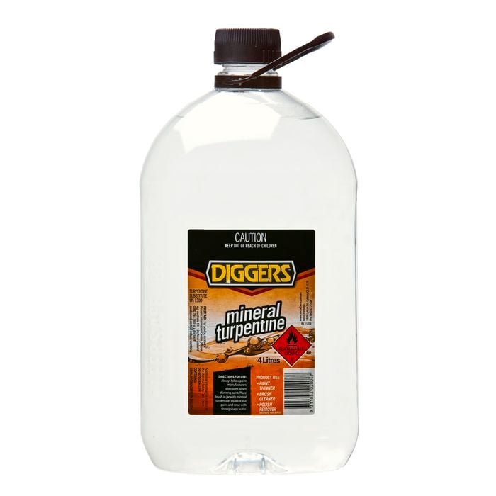 Diggers 4L Mineral Turpentine
