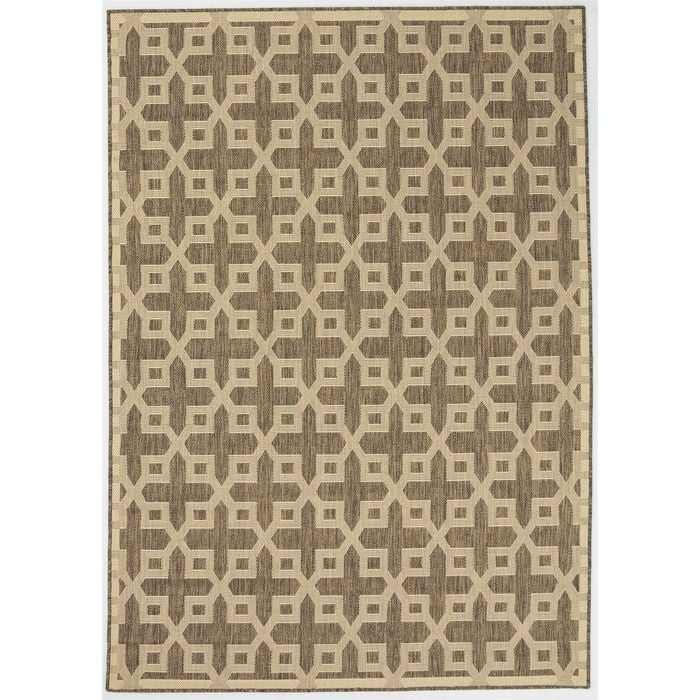 Hufflett 200 x 285cm Silver Hatch Ceduna Polypropylene Flat Weave Rug
