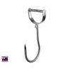 Hook'em Heavy Duty Stainless Steel Meat Hook D Style Handle 13 x 150mm