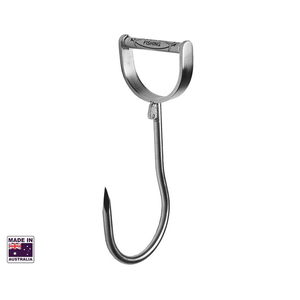 Hook'em Heavy Duty Stainless Steel Meat Hook D Style Handle 13 x 150mm