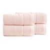 4pk Renee Taylor Cambridge 650gsm Textured 80x160cm Bath Sheet - Primrose