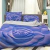 3D Purple Rose 322 Bed Pillowcases Quilt King Single Size