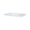 Estilo 900mm White 1 Tap Hole Polymarble Vanity Top
