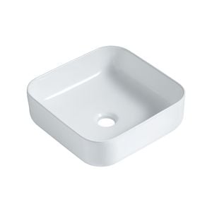 Mondella 390mm Gloss White Concerto Square Basin
