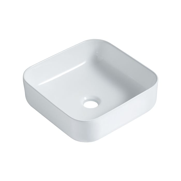 Mondella 390mm Gloss White Concerto Square Basin
