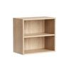 Kaboodle 800-899mm Almond Oak Customisable Med Wall Open Shelf