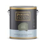 Porter's 4L Olive Grove Eggshell Finish Broadwall Washable Paint - 4L