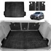 Boot Liner Kick Mats Set for BMW X3 2011-2017 F25 Series All Weather Heavy Duty Cargo Car Trunk Back Seat Protector