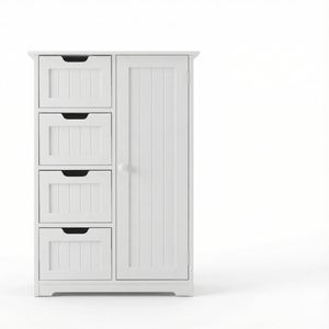 Bathroom 4-Draw Cabinet