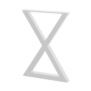Rapid 300 x 450 x 50mm White Steel Tube San Pedro Bench Leg