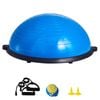 Vevor 58.4 Cm Half Exercise Ball Trainer Blue 660lbs Capacity With Resistance Bands Foot Pump For Home Gym