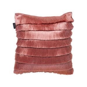 Bedding House 40cm x 40 cm Coral Fringy Filled Cushion 40cm x 40cm