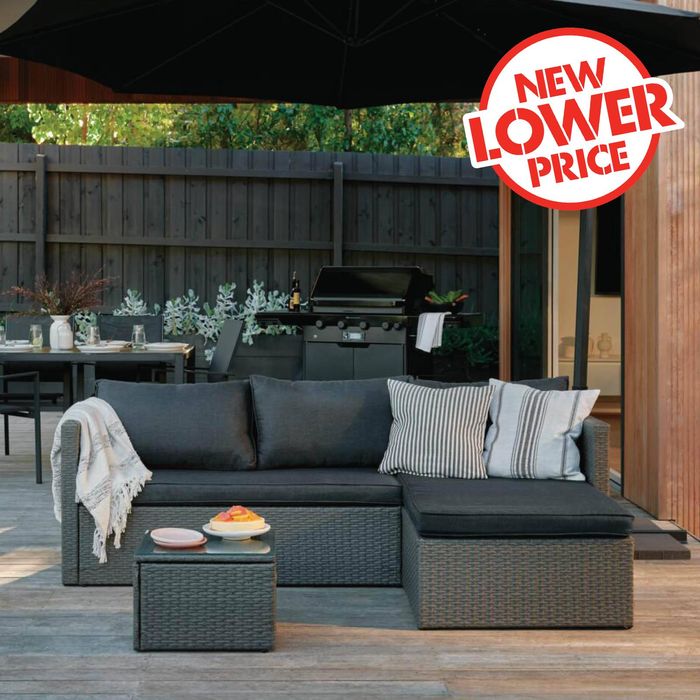 Marquee 3 Piece Lamai Wicker Corner Sofa