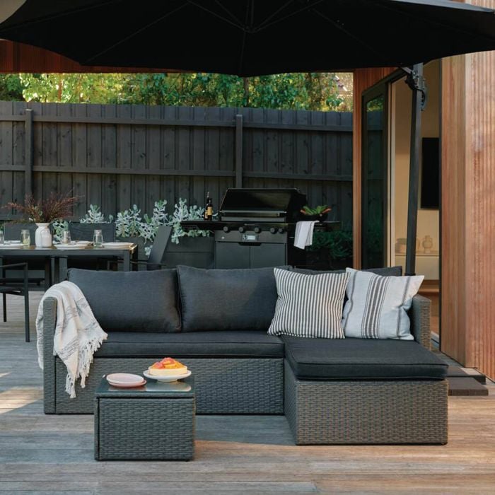 Marquee 3 Piece Lamai Wicker Corner Sofa