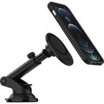OtterBox Car Dash & Windshield Mount for MagSafe-Black (78-80446),Adjustable Mount,Strong Magnetic Alignment,Holds phone Securel