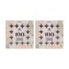 2x 100pc Divine Living Unscented Tealights Candles 9 Hours Burn Time 18.8x18.8cm