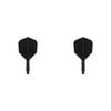 2x Target K-Flex Moulded Flight & Shaft No.6 Medium - Black