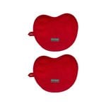 Savannah Safe & Snug Oven Mitts 2pcs Set Red 24x19x1.5cm