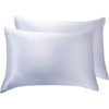Gioia Casa Luxury Pillowcase 2 Pack - 100% Pure Mulberry Silk on Both Sides - Silver