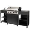 Jumbuck WELS 5 Star, 6L/Min Horizon 4 Burner Gas Trolley BBQ Kitchen