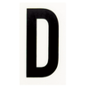 Sandleford 60 x 35mm D Black and White Self Adhesive Letter