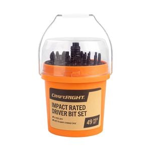 Craftright 110 x 110 x 140 49 Piece Screwdriver Bit Set