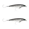 2x Rapala 14cm Saltwater X Rap Long Cast Shallow Minnow Fish Lures -Chrome Mack
