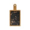 SOGA 33.5cm Black Square Wooden Serving Tray