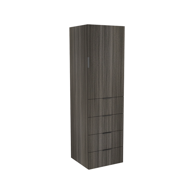 Lugna 2048 x 600 x 580mm Storm 3 Shelf 4 Drawers Right Hinged Door Storage Cabinet