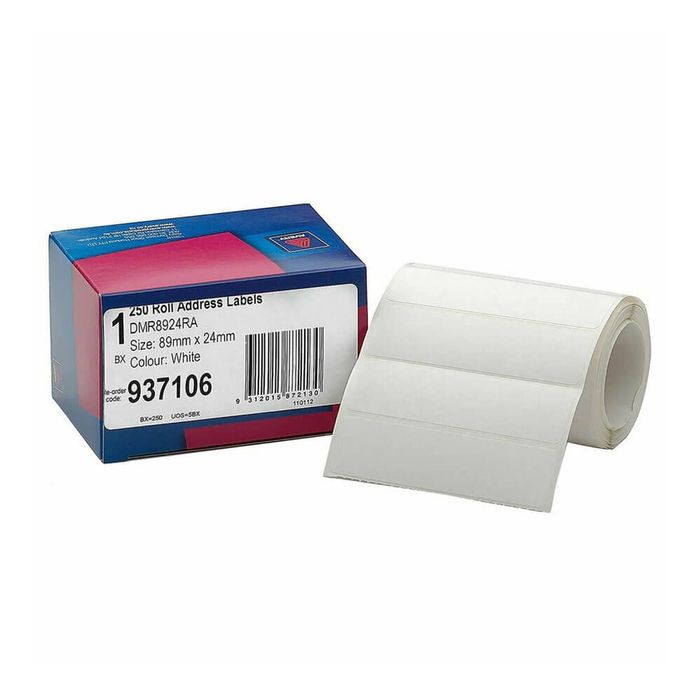 Avery Address Label Roll 250pk (89x24mm)