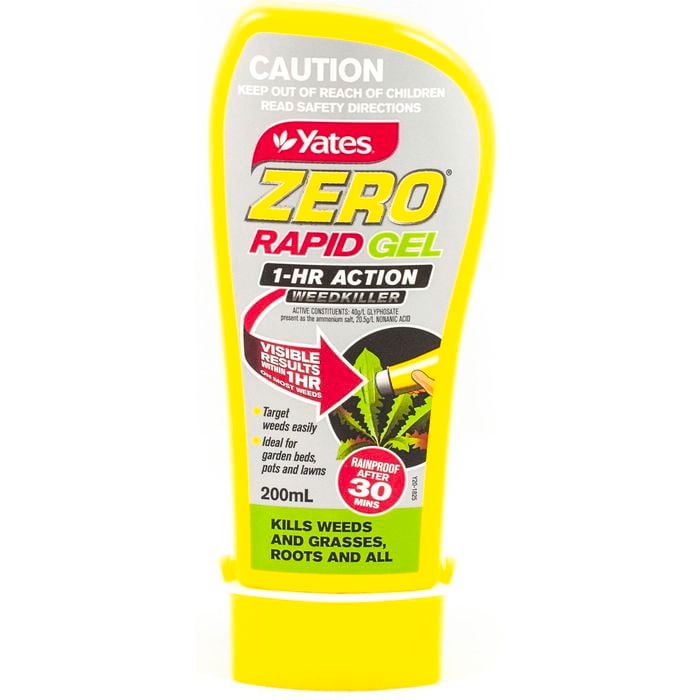 Yates 200ml Zero Rapid Gel 1 Hour Action Weed Killer