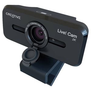 Creative Live! Cam Sync V3 Qhd Webcam 2k Black 4x Zoom Built-in Mics
