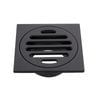 Kinetic 80mm-50mm Matte Black Square Floor Grate