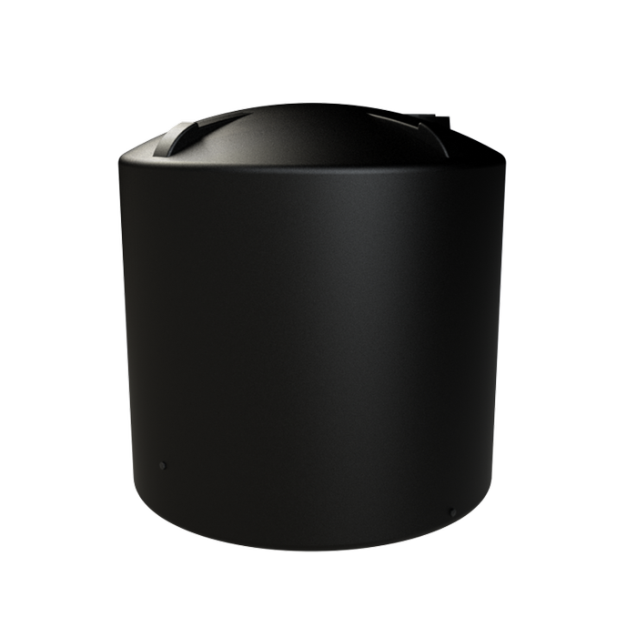Melro Tanks 8000L Black Round Poly Water Tank