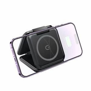 Provecta Foldable 3 in 1 Wireless Charger Dock – Fast Charging Station for iPhone & Android Devices