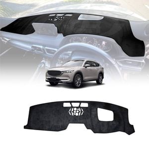 Dash Mat Pad Cover for Mazda CX8 CX-8 2018-2025 Non-Slip Microfiber Cover Interior Accessories