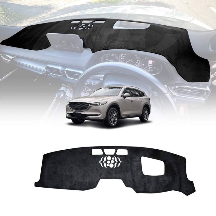 Dash Mat Pad Cover for Mazda CX8 CX-8 2018-2025 Non-Slip Microfiber Cover Interior Accessories