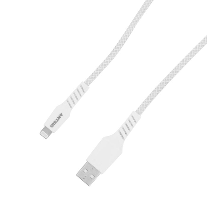 Antsig 2m Braided Lightning to USB-A Cable