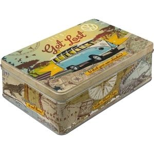 Nostalgic Art 23cm/2.5L Flat Tin Storage VW Get Lost