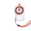Decathlon - Explorer 500 Baseplate Orienteering And Hiking Compass - Orange - One Size